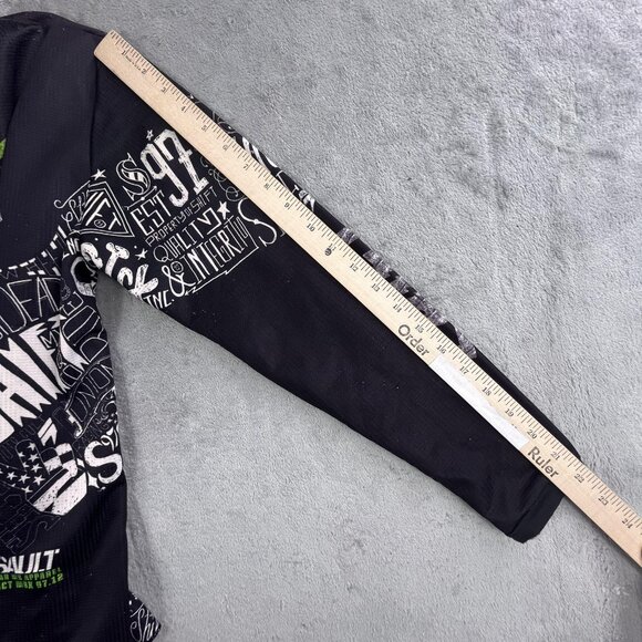 Shift MX Shirt Boys XL Motocross Jersey Assault Ride Club AOP Y2K Dirt Bikes - Picture 9 of 16